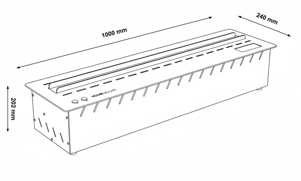 Home Deluxe LED-Wasserdampfkamin Odena zum Einbau oder mit Verkleidung