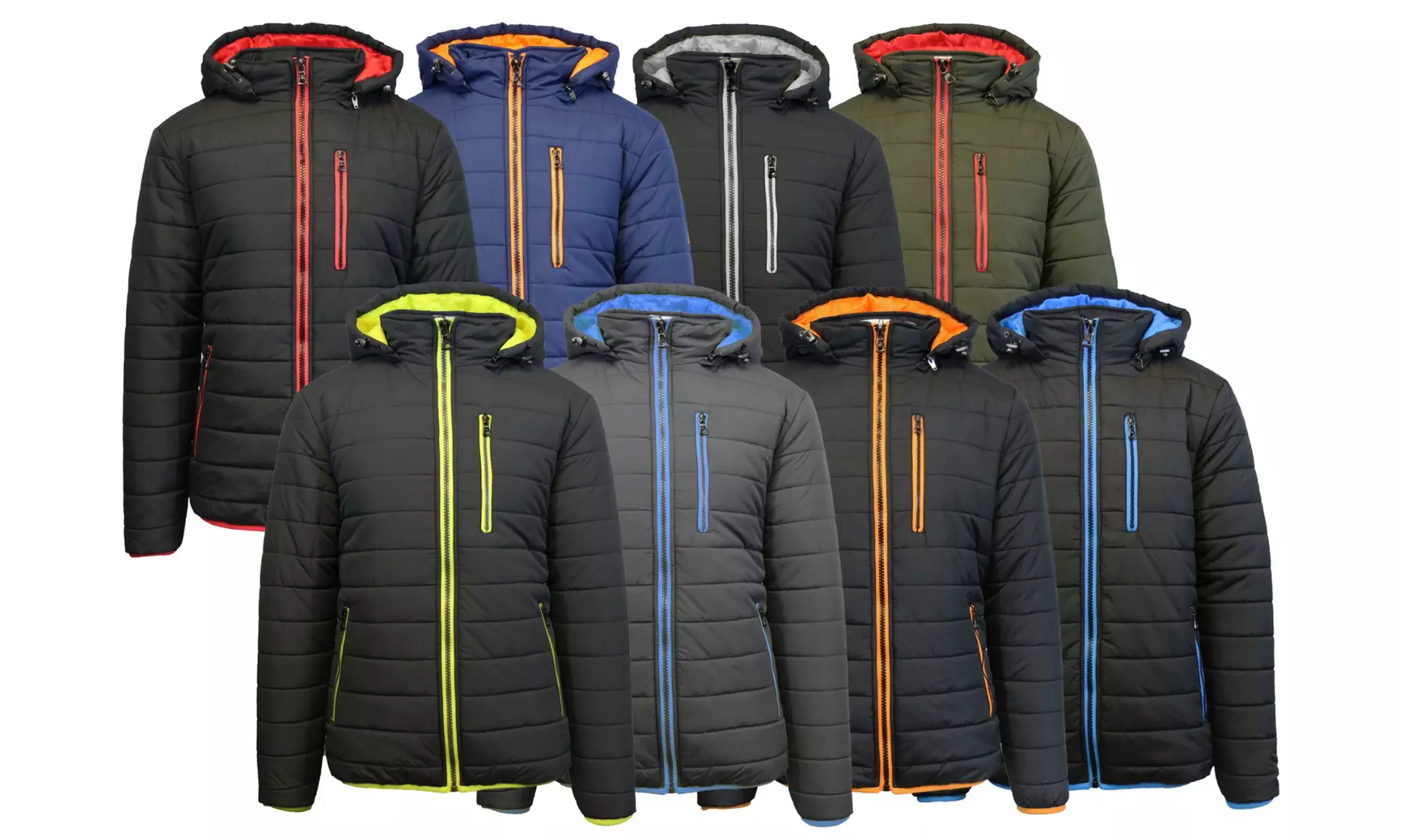 Spire By Galaxy Kids Puffer Jackets with Detachable Hood (4-20) - Primary Image