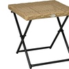Image 2: Outsunny Rattan-Effect Foldable Coffee Table