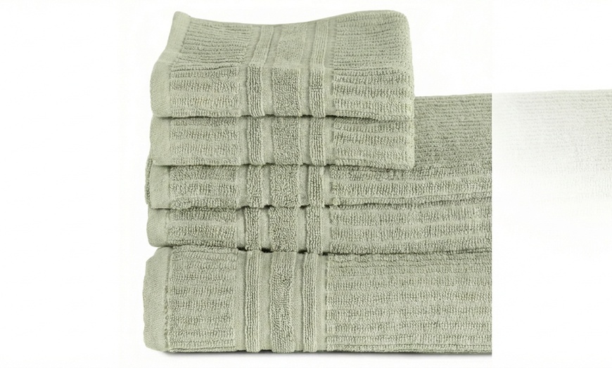 Image 20: Ensemble de 5 serviettes en coton