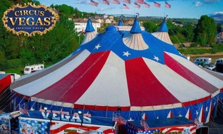 1 ticket to Circus Vegas American Circus: Saturday 27th / 2pm - Circus Vegas American Circus
