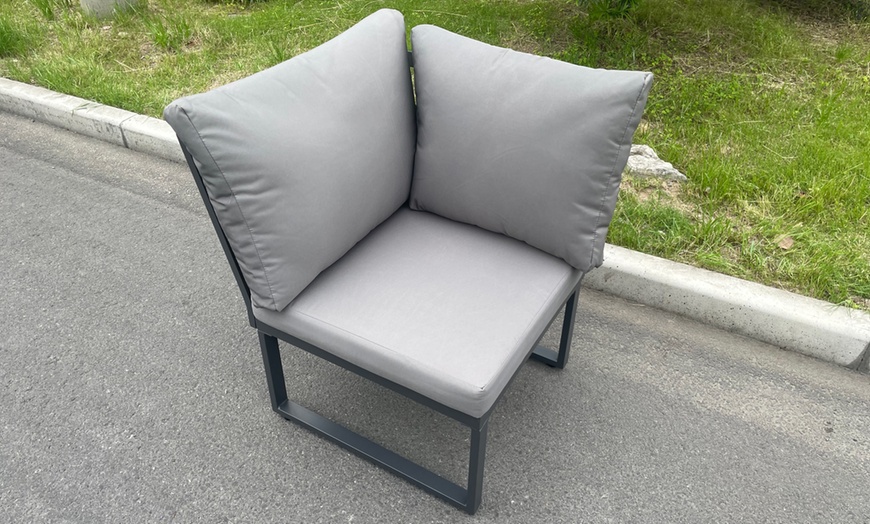 Image 5: Nine-Seater Aluminium Outdoor Furniture Set