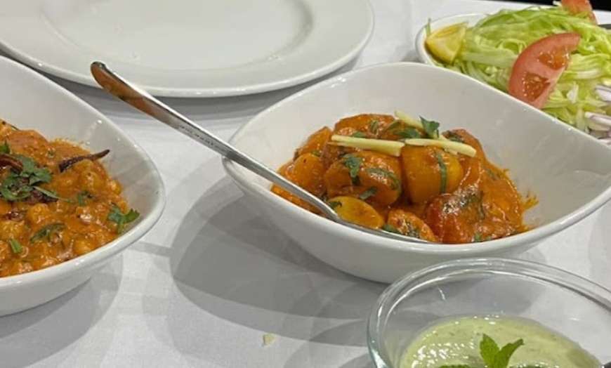 Image 8: Experience Authentic 2-Course Indian Flavors with Meal for Two or Four