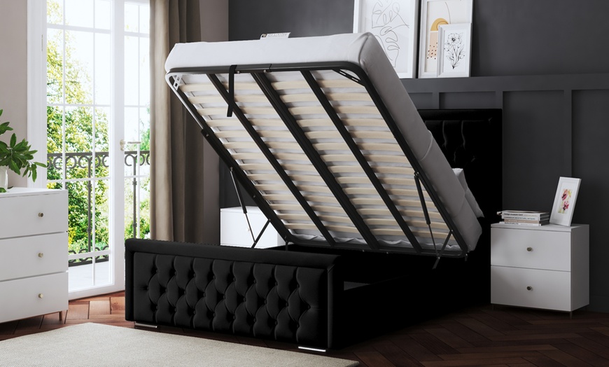 Image 21: DS Living Allegra Upholstered Bed