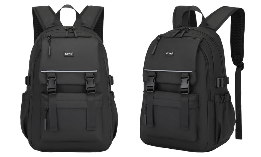 Image 2:  Mochila urbana impermeable con revestimiento 