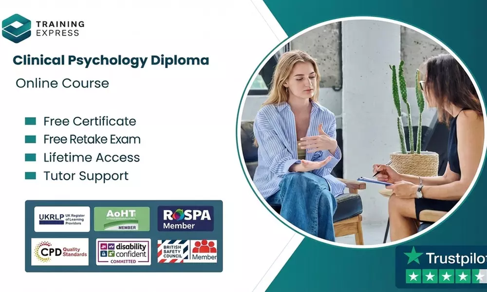 Master with Clinical Psychology Diploma Online Course or Lifetime Membership to 2500+ Courses (Up to 55%Off) - Primary Image