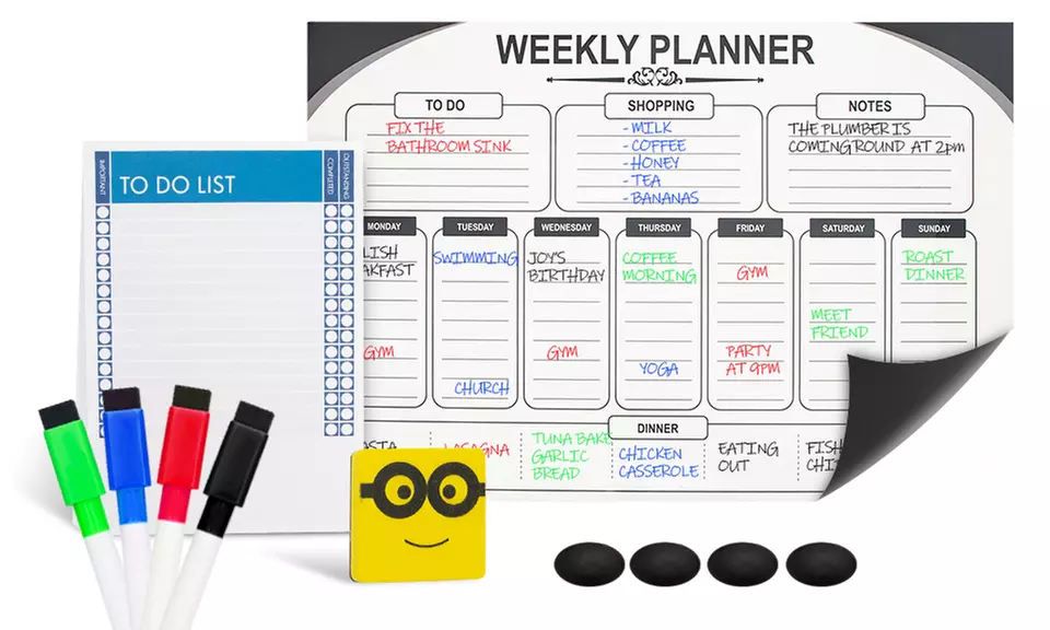 1, 2, 3 ou 4 tableaux de bord hebdomadaire - Primary Image