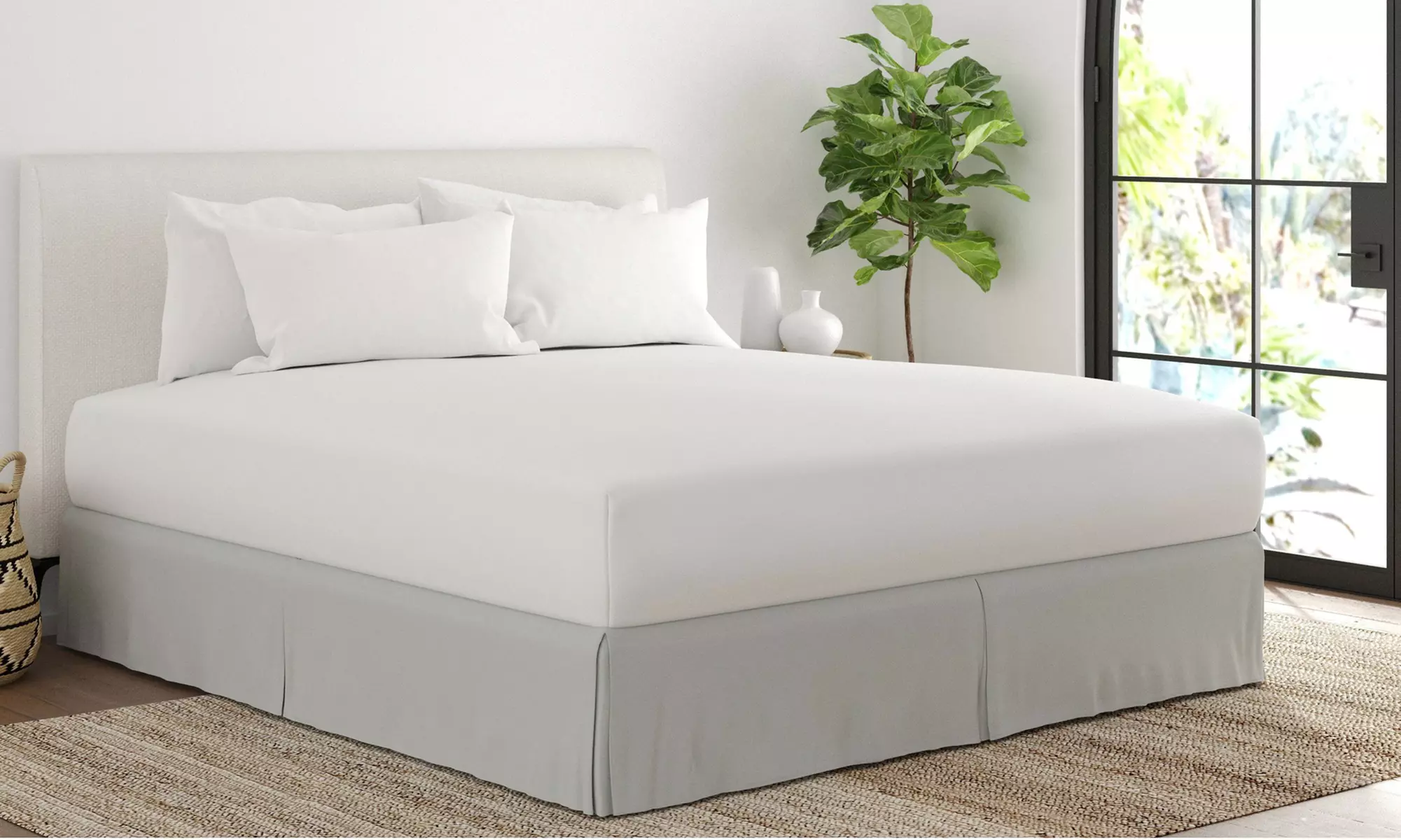 Merit Linens Premium Pleated Dust Ruffle Bed Skirt in 13 Colors