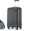 Image 2: KONO 1 to 3-Piece ABS Hard Shell Suitcase and Duffel Bag Set Grey