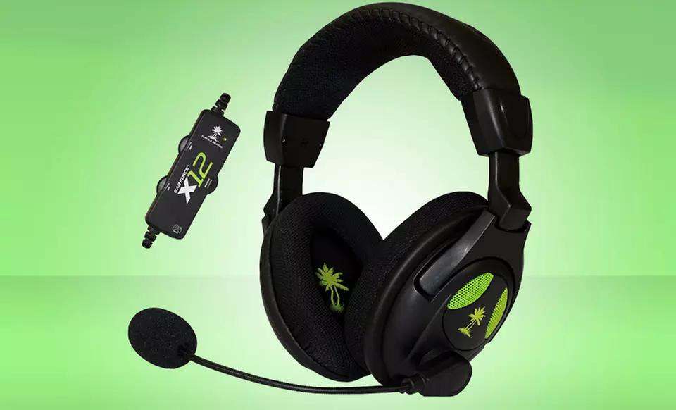 Ear Force X12 Headset for Xbox 360 by Turtle Beach (Refurbished). Free Returns. - Primary Image