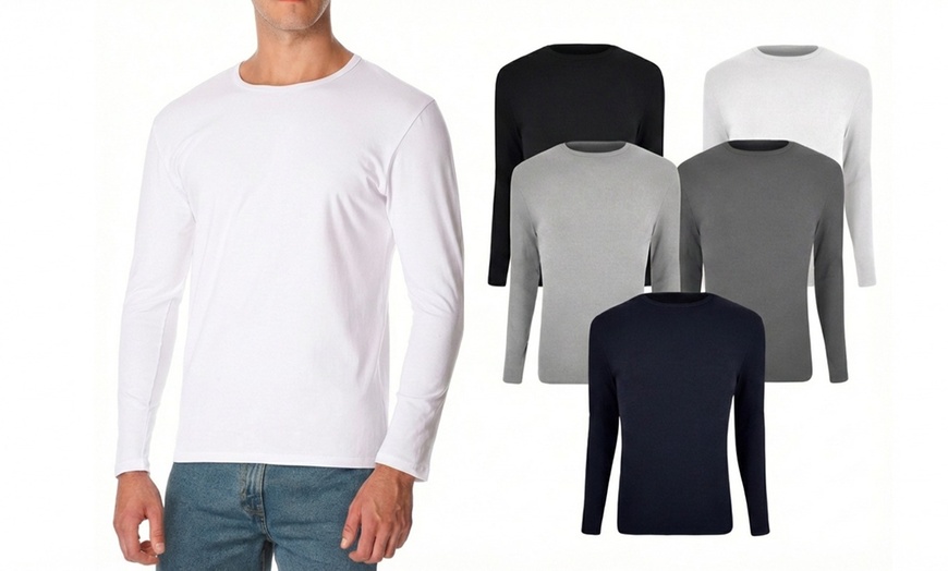 Image 2: Lot de 5 t-shirts manches longues "Orlando"