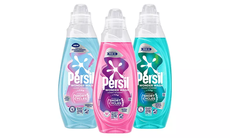 Persil Wonder Wash Liquid Detergent 1.08L (40 Wash) – 8 Pack