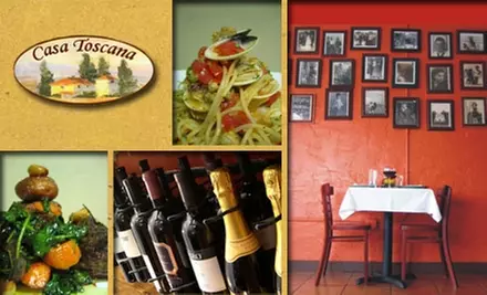 $15 for $30 Italian Cuisine and Drinks at Casa Toscana Ristorante - Primary Image