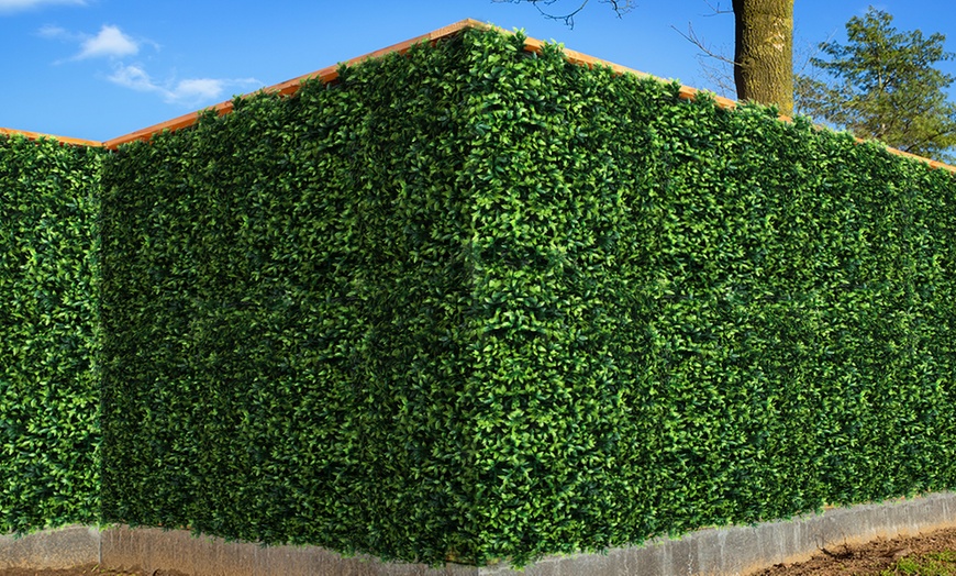 Image 24: Set of 10 Artificial Grass Vertical Garden Wall Mats