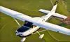 $99 for One-Hour Introductory Flight Lesson at Burlington Aviation ($198 Value) 