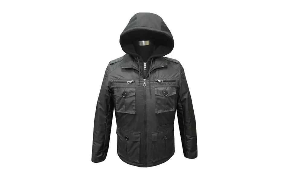 Whispering Smith Men's MJK Manhattan Jacket in Black. Free Shipping and Returns. - Primary Image