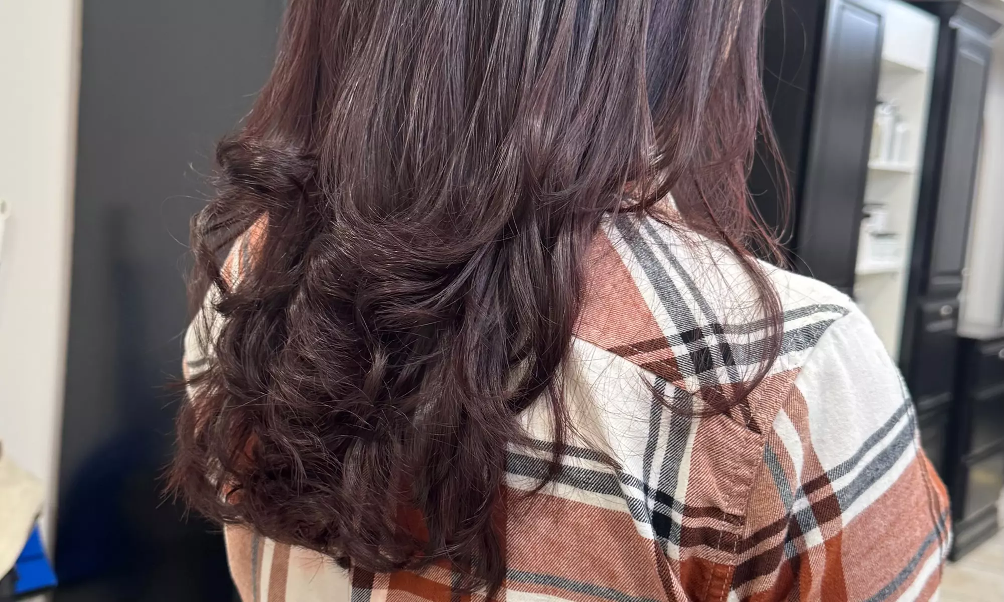 Shoulder Length Full Head Haircolor, Haircut, Deep Condition & Blowdry