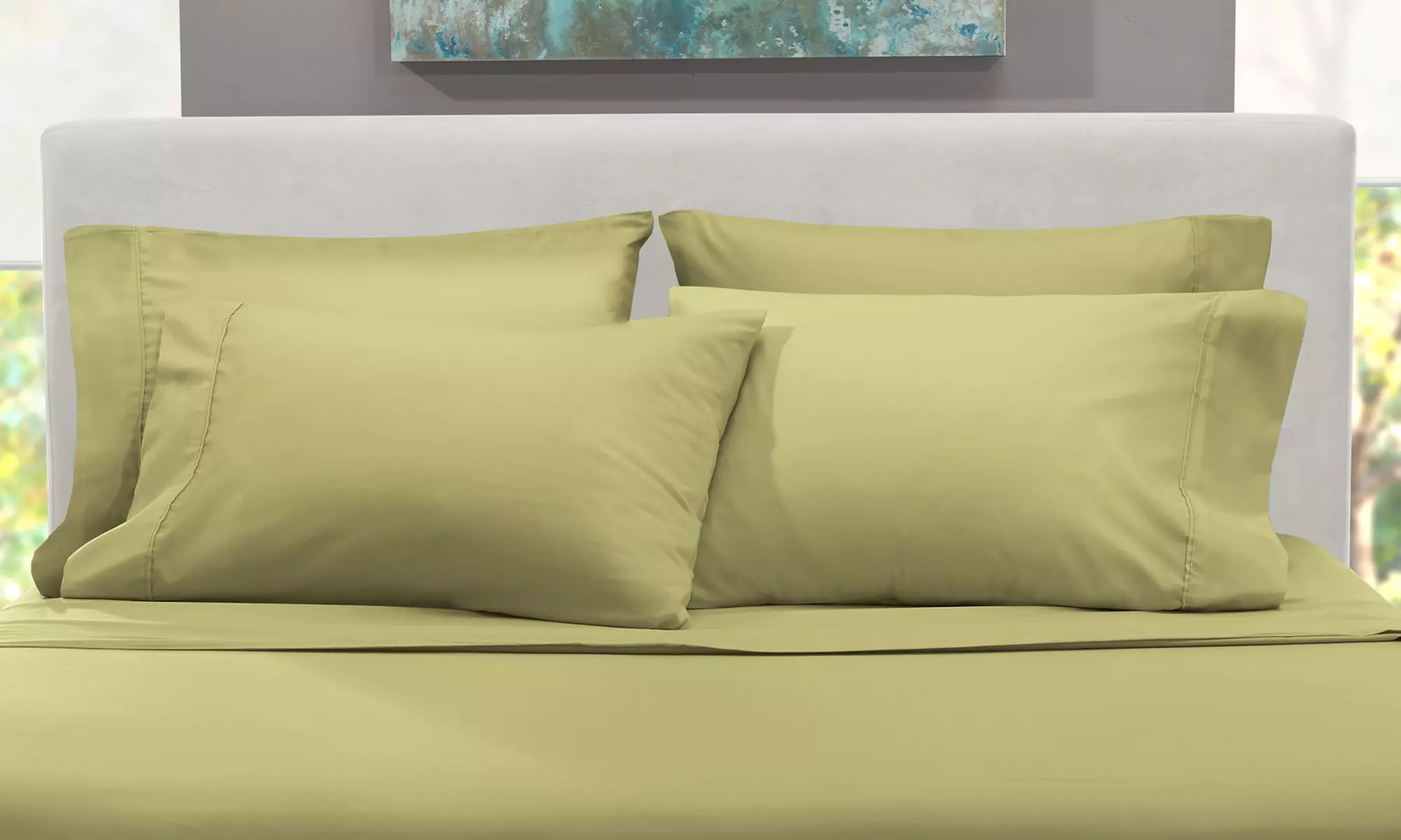 Nestl Extra Deep Pocket Sheets - 18-24 Inch Fitted Bed Sheet Set - 6 Piece