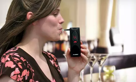$29 for an AlcoHawk Slim Digital Breathalyzer in Black or Silver ($79.99 List Price) - Primary Image