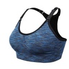 Image 7: 1-3 Pack Women Racerback Sports Bras Space Dye Seamless Stretchy Removable Pads