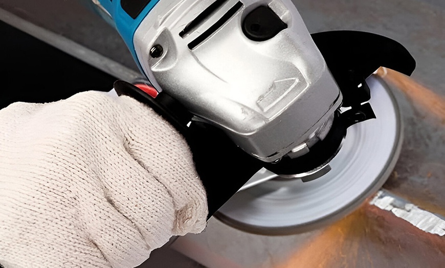 Image 2: Wiederaufladbarer Winkelschleifer mit 2 Akkus