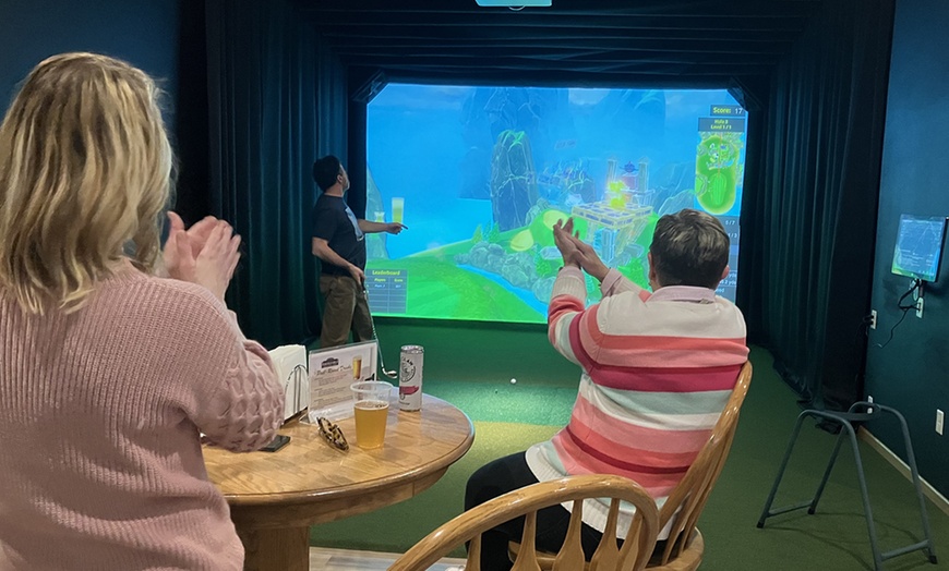 Image 4: High-Definition Golf Simulator Great for Big Groups