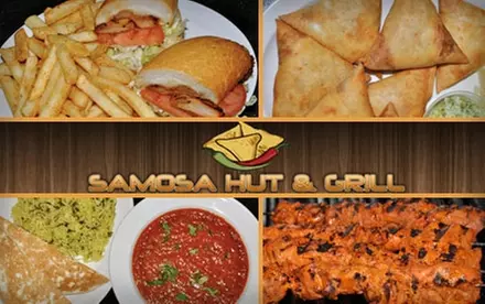 $10 for $25 Worth of Samosas, Indian Fusion, and Drinks at Samosa Hut & Grill - Primary Image