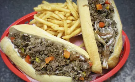 $11 for Sandwich Meal for Two at Philly's Cafe in Hilton Head (Up to $22.20 Value)  - Primary Image
