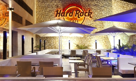 Hard Rock Cafe Mallorca: Signature (1 entrante, 2 principales, 2 postres y 2 bebidas) / Para 2 - Hard Rock Cafe Mallorca