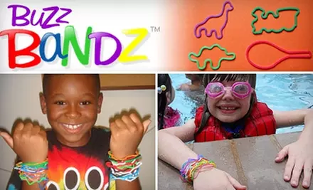 $5 for $10 Worth of Colorful, Shaped Silicone Wristbands from BuzzBandz - Primary Image