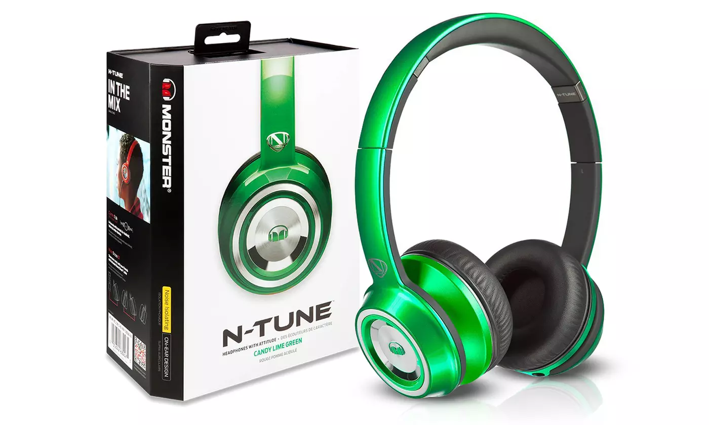 Monster Ncredible NTune Candy On-Ear Headphones - Second Medium
