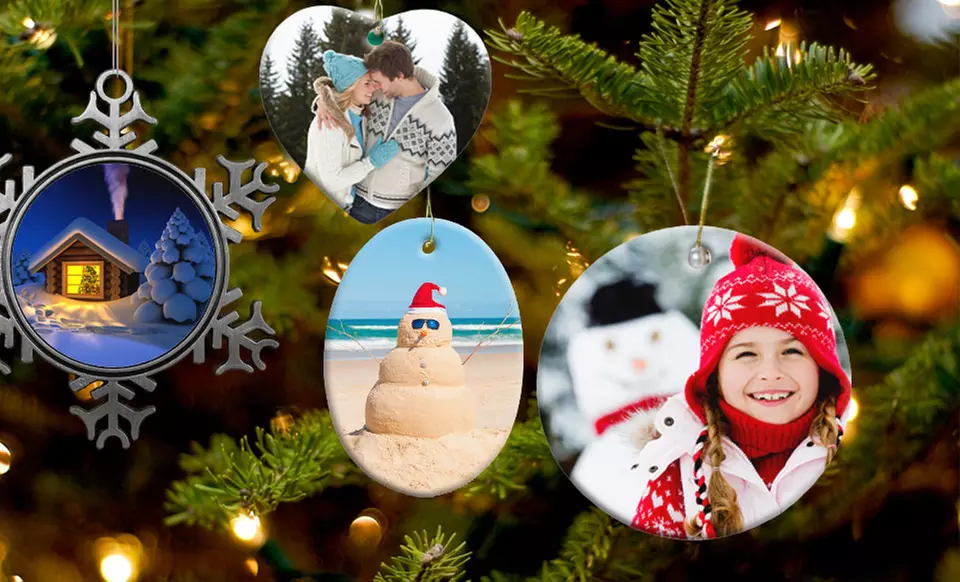 Customizable Ceramic or Pewter Ornament from $9.99–$11.99 from Picture It on Canvas. Free Shipping. - Primary Image