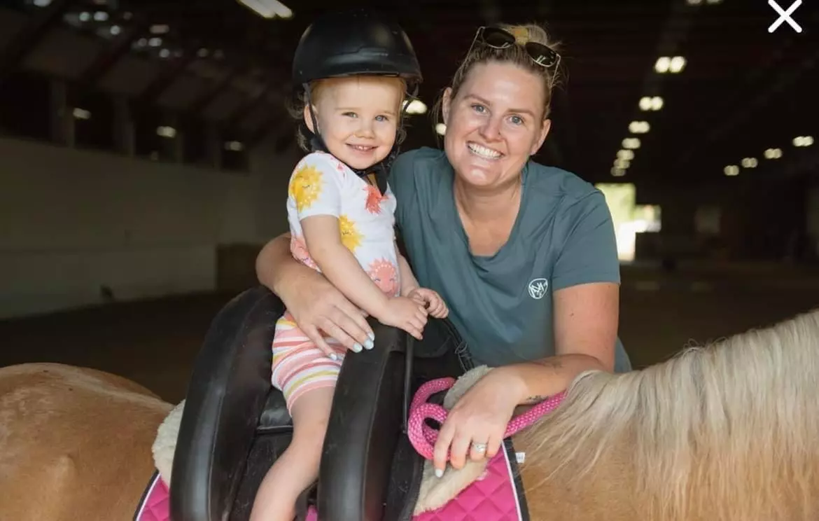 30 or 60-Min Horseback Riding Lessons: One or Parent/Tot – Select Days