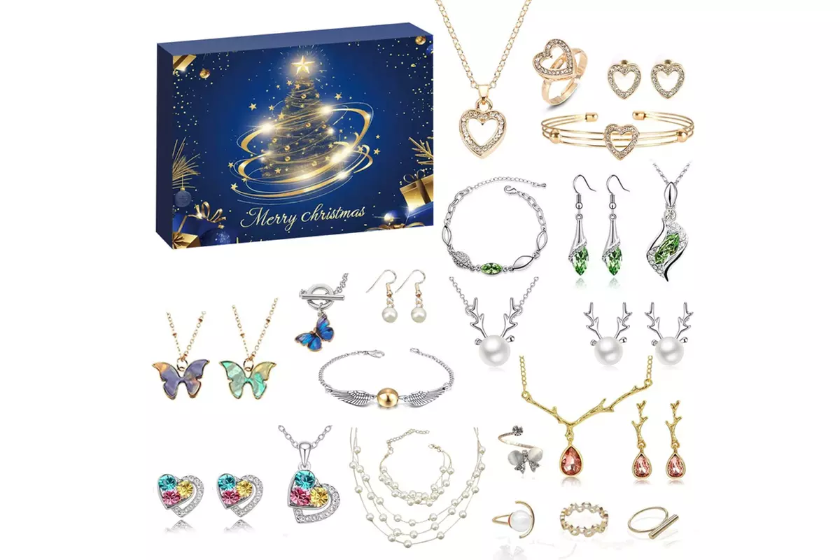 24-Tage-Adventskalender mit Schmuck