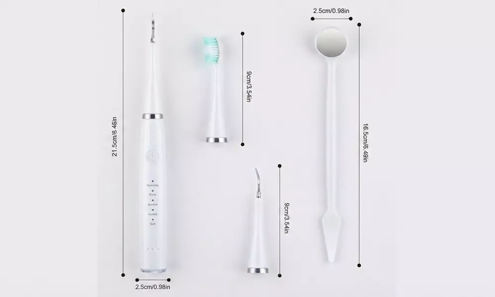 Dispositivo 2-in-1 per la pulizia dentale