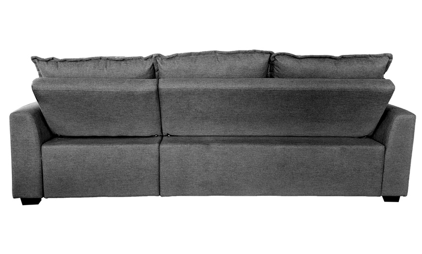 Image 10: Lucca 3 Seater Storage Sofa