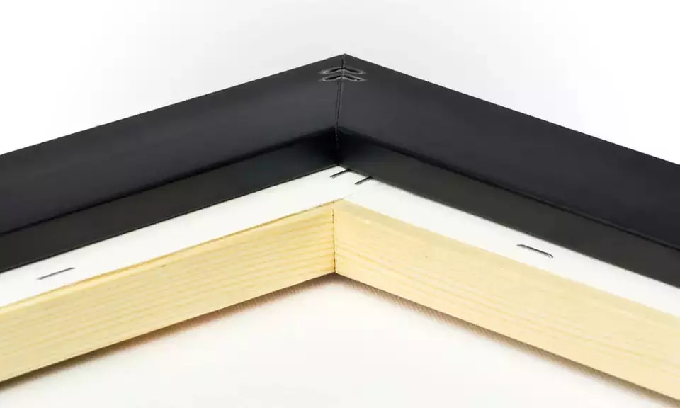 Personalisierbare Foto-Leinwand im Rahmen