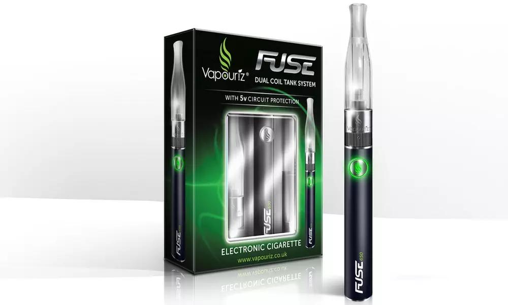 Vapouriz Fuse E-Cigarette Starter Kit with Five E-Liquids in Choice of Flavour for £19.99 With Free Delivery (56% Off) - Image 3