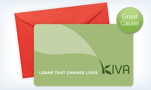 Kiva – Two $25 Credits﻿ to Fund Microloans﻿ 