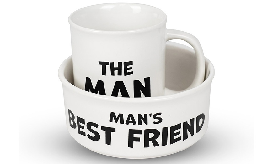Image 2: Winning Man's Best Friend Mug and Bowl Set