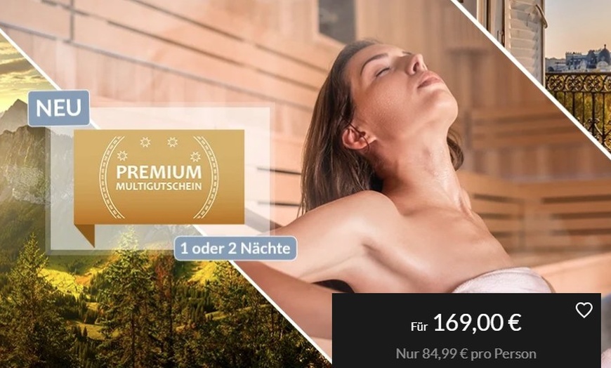 Image 1: Der Premium Multigutschein - 1 oder 2 Nächte in handverlesenen Hotels