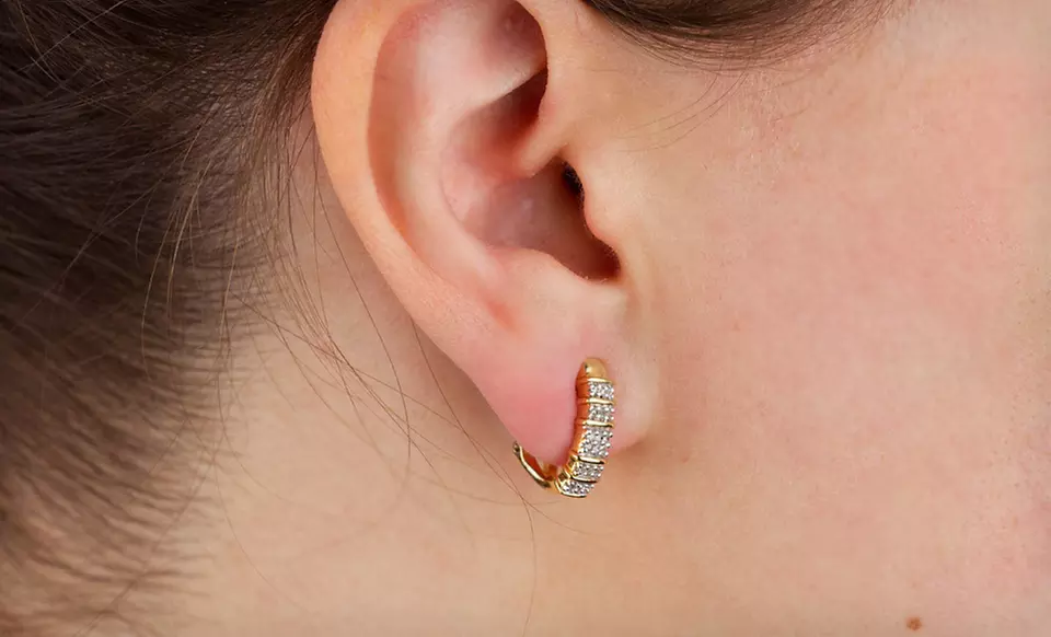 $29 for 1/10 Ct. Diamond Stud or Hoop Earrings ($179.99 List Price). Free Shipping and Free Returns. - Second Medium