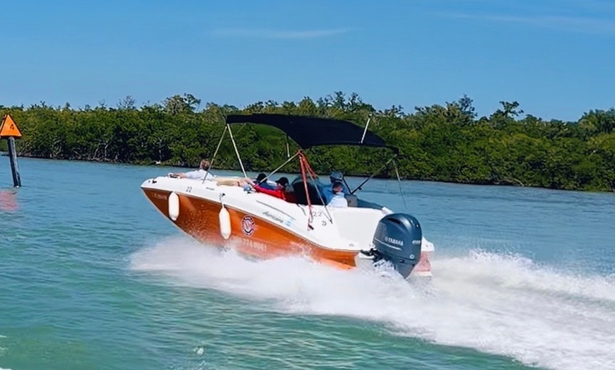 Image 5: Naples Extreme Family Fun – Deck & Pontoon Boat Adventures
