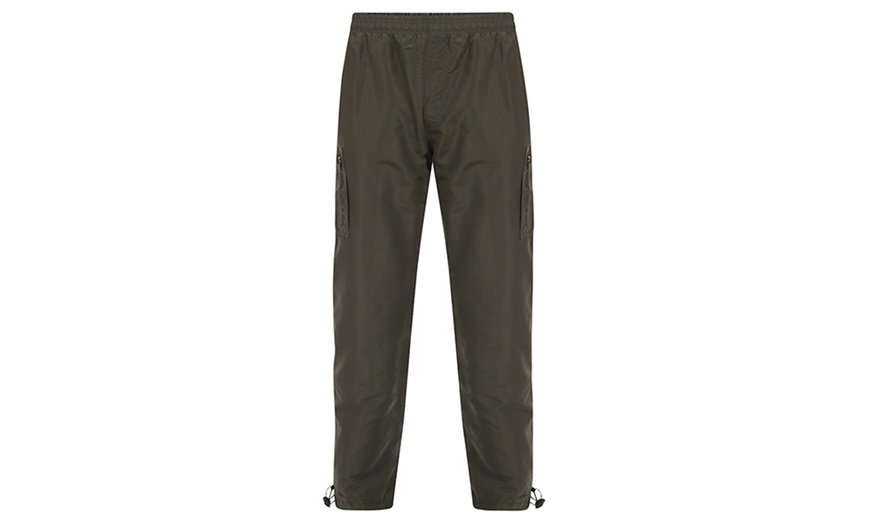 Image 7: Fleece Lined Combat Trousers