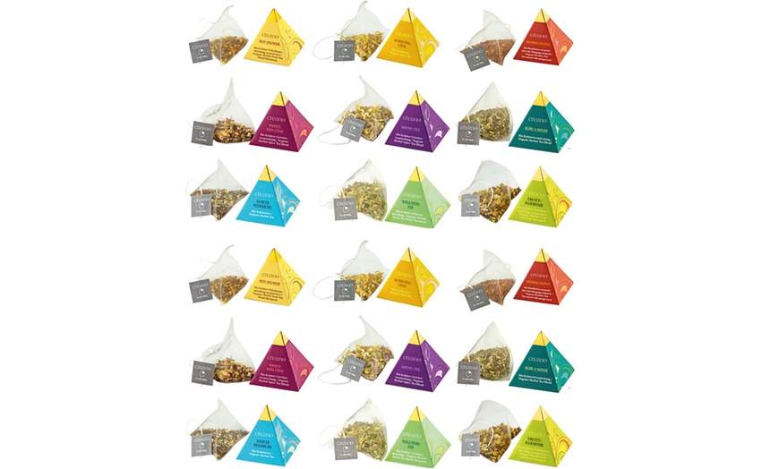 Image 6: Creano Geschenk-Box „Pyramide“ mit 14 Pyramiden-Tees (bis 1,07 €/Stk.)
