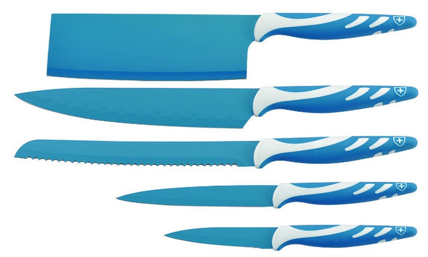 Image 3: Colourful Coated Ceramic Knives