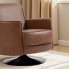 Image 3: HOMCOM Upholstered PU Leather Armchair for Living Room