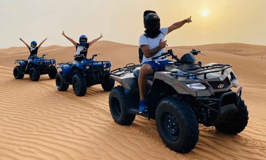 Image 4: Desert Safari with BBQ Dinner Quad Bike and Live Shows Options