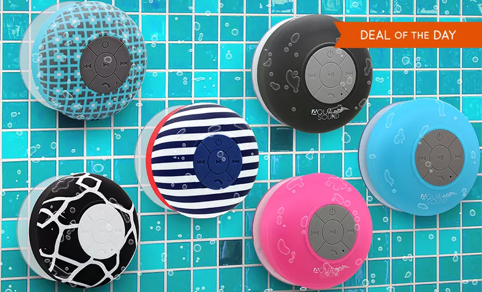 Aduro AQUA Sound Bluetooth Shower Speaker with Mic and Controls  - Primary Image