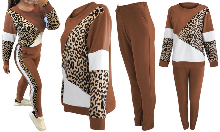 Image 10: Two-Piece Leopard Tracksuit